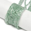 Natural Green Strawberry Quartz Beads Strands G-G271-G04-1x1.5mm-2