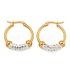 PVD Vacuum Plating 202 Stainless Steel Hoop Earrings EJEW-H003-44G-01-1