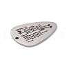Non-Tarnish 201 Stainless Steel Pendants STAS-J401-LD014-3