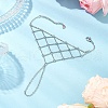 Brass Cable Chains Ring Bracelets for Women BJEW-JB11484-02-2