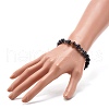 Energy Power Round Beads Stretch Bracelet for Men Women BJEW-JB06901-3