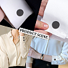 WADORN 4Pcs Stainless Steel Cuff Button STAS-WR0001-04-6