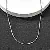 1MM Brass Box Chain Necklaces NJEW-Z083-01P-1