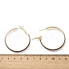 Brass Ring Hoop Earrings EJEW-A121-07G-3