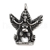 Retro 304 Stainless Steel Pendants STAS-L274-025AS-1