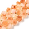 Natural Quartz Dyed Beads Strands G-U023-A02-18-2