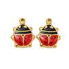 304 Stainless Steel Enamel Pendants STAS-Z081-03G-02-1