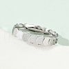 Flat Round 304 Stainless Steel Finger Rings RJEW-V001-01P-3