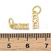 Brass Charms KK-S527-02G-B-3