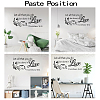 PVC Quotes Wall Sticker DIY-WH0200-055-3