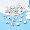Brass Rhinestone Spacer Beads RSB06C14-4