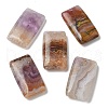 Natural Amethyst Lace Agate Pendants G-Z071-02-1