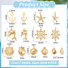 Unicraftale 304 Stainless Steel Pendants STAS-UN0019-70G-3