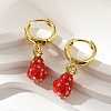Brass Hoop Earrings EJEW-S251-04C-G-2