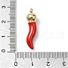 Opaque Resin Pendants RESI-V004-01B-3