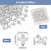 SOFPLATE 80Pcs Alloy Beads TIBEB-SP0001-14AS-2