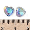 Glass Rhinestone Cabochons RGLA-L029-08B-BBLA-3