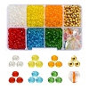 DIY Colorful Transparent Beads Bracelet Making Kit DIY-YW0005-45-1