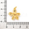 Brass Micro Pave Cubic Zirconia Pendants KK-U033-09G-02-3