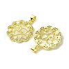 Mother's Day Brass Micro Pave Cubic Zirconia Pendants KK-H472-07G-04-2