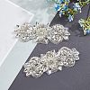 Fingerinspire 2Pcs Hotfix Rhinestone DIY-FG0002-53-6