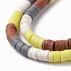 Handmade Polymer Clay Bead Strands CLAY-C003-02C-4