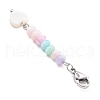 5Pcs Dyed Natural Freshwater Shell Bead Pendant Decoration HJEW-JM03186-5