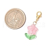 Glass Pendant Decorations HJEW-JM03378-3