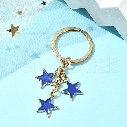 Star Alloy Enamel Keychain KEYC-YW00144-09-1