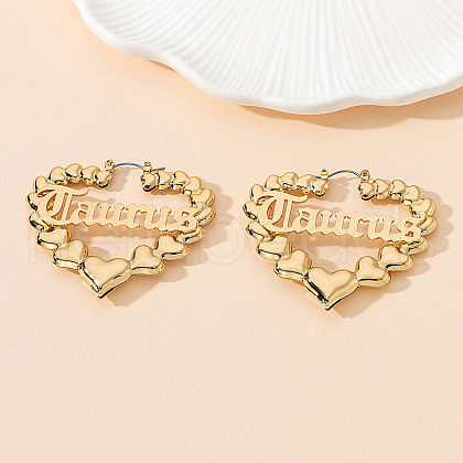 Alloy Hoop Earrings WG15DC6-03-1