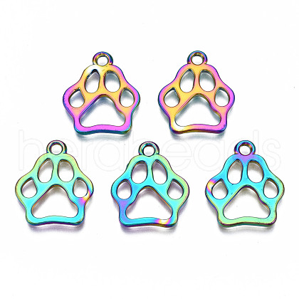 Rainbow Color Alloy Pendants PALLOY-N163-115-NR-1