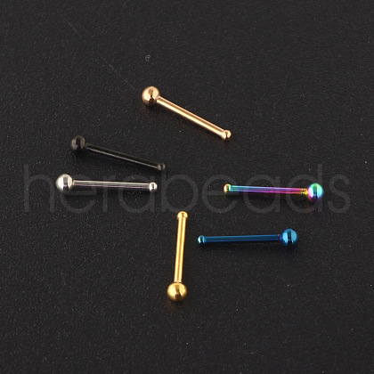 304 Stainless Steel Round Ball Nose Bone Rings WG2C4E4-06-1