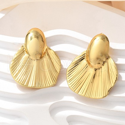 304 Stainless Steel Stud Earrings EJEW-U047-14G-1