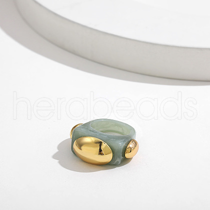 Sweet Style Resin Plastic Finger Rings FS-WG19313-11-1