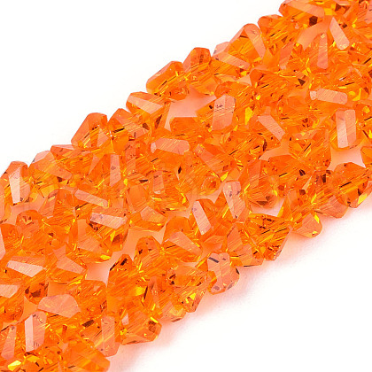 Transparent Glass Beads Strands GLAA-N018-4mm-07-1