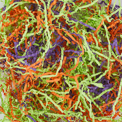 SOFPLATE 3 Sets 3 Colors Halloween Themed Paper Shredded Paper Filler OCOR-SP0001-06A-1