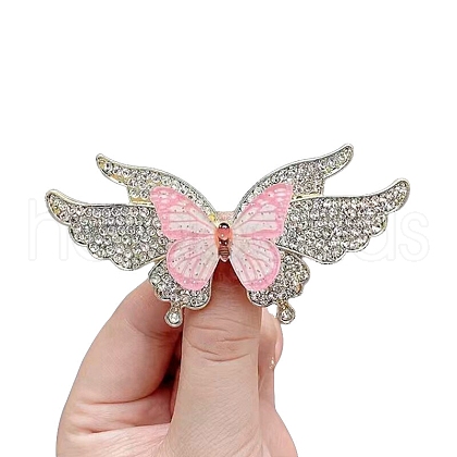 Alloy Rhinestone Hair Braaettes PW-WG68907-02-1
