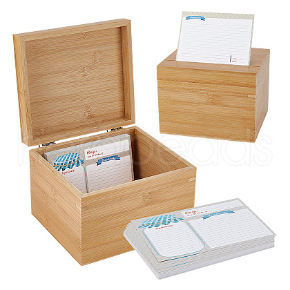  1Pc Bamboowood Boxes WOOD-NB0002-91-1