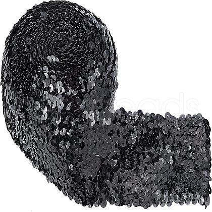 Fingerinspire Polyester Paillette Chain Rolls OCOR-FG0001-15A-1