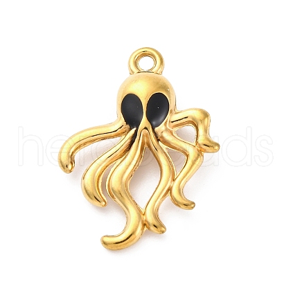 304 Stainless Steel Enamel Pendants STAS-B085-27G-1