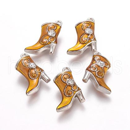 Alloy Enamel Pendants E516-4-1
