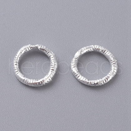 Iron Textured Jump Rings X-IFIN-D086-01-S-1
