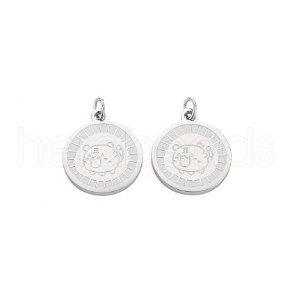 Non-Tarnish 304 Stainless Steel Charms STAS-N097-158P-1