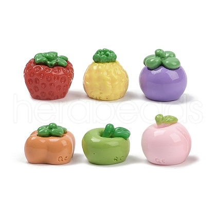 Oapque Resin Cabochons RESI-K043-13-1