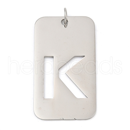 304 Stainless Steel Pendants STAS-M115-01P-K-1