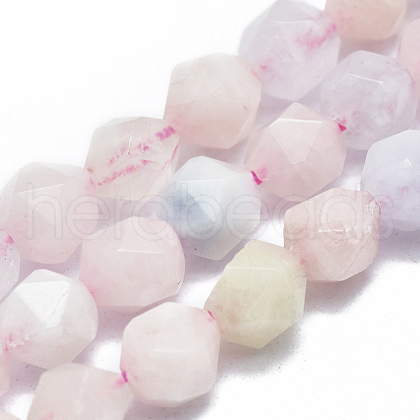 Natural Morganite Beads Strands G-K303-B03-8mm-1