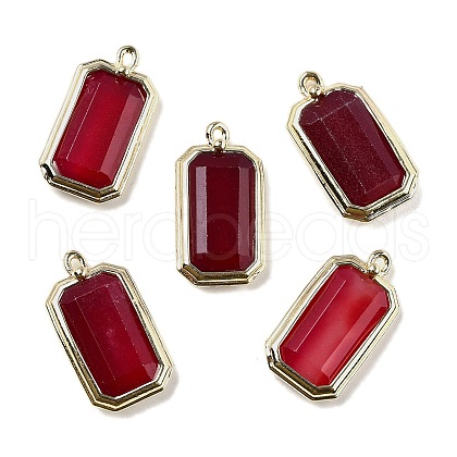 Natural Dyed Jade Pendants G-U019-04G-08-1