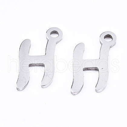 Non-Tarnish 201 Stainless Steel Charms STAS-T044-217P-H-1