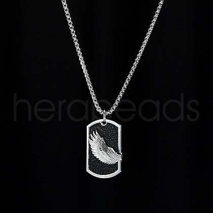 Alloy Pendant 201 Stainless Steel Chain Necklaces for Men FS-WG147E5-10-1
