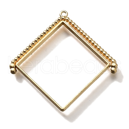 Alloy Open Back Bezel Pendants PALLOY-I223-08LG-1